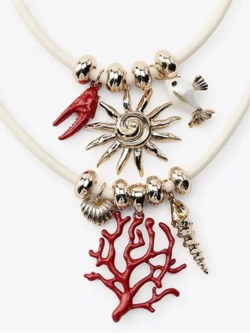 Zara Golden Pack of Two Sea Cord Necklaces